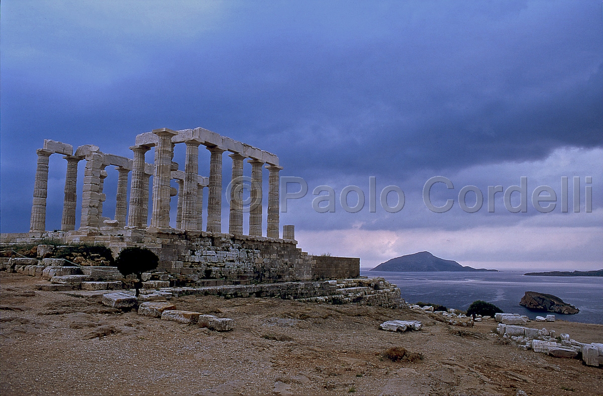 Temple of Poseidon, Cape Sounion, Greece
 (cod:Greece02)